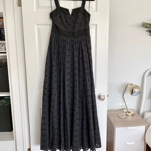 Cotton Eyelet Maxi Dress